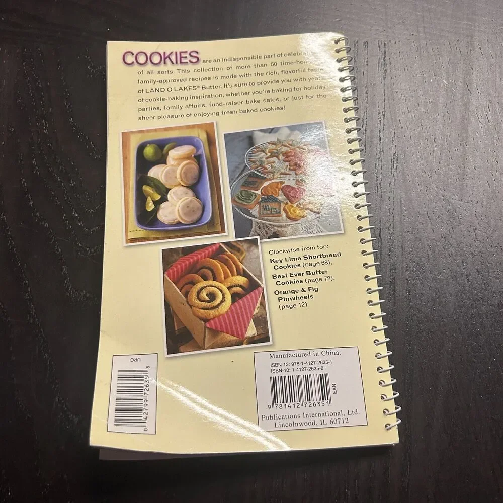 Land O' Lakes Cookies by Publications International Ltd. Staff (2007, Spiral)